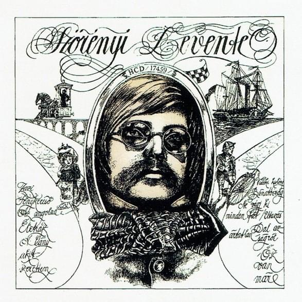 Album cover art for "Vidéki kislány" by Szörényi Levente