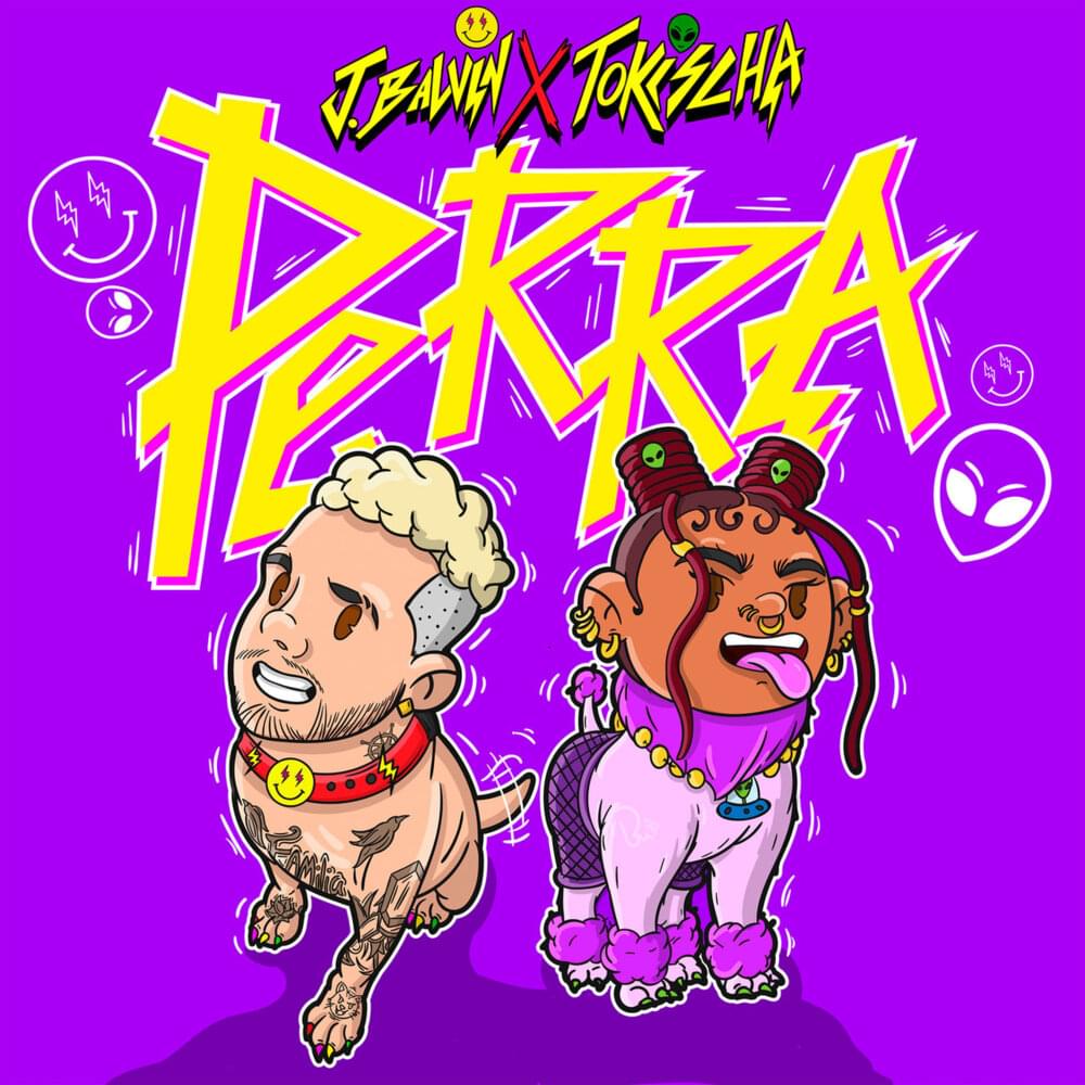 Album cover art for "Perra" by J Balvin