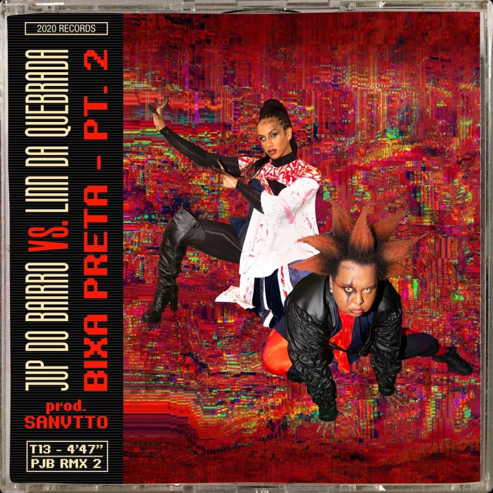 Album cover art for "Bixa Preta Pt. 2" by Linn da Quebrada & Sanvtto & Jup do Bairro