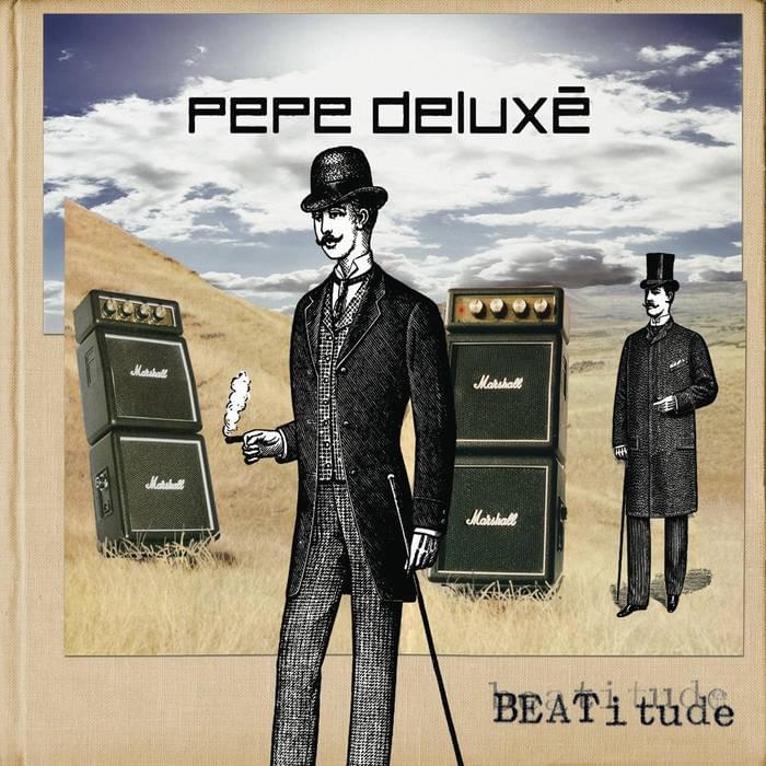 Album cover art for "Lying Peacefully" by Pepe Deluxé & Mika Sellens