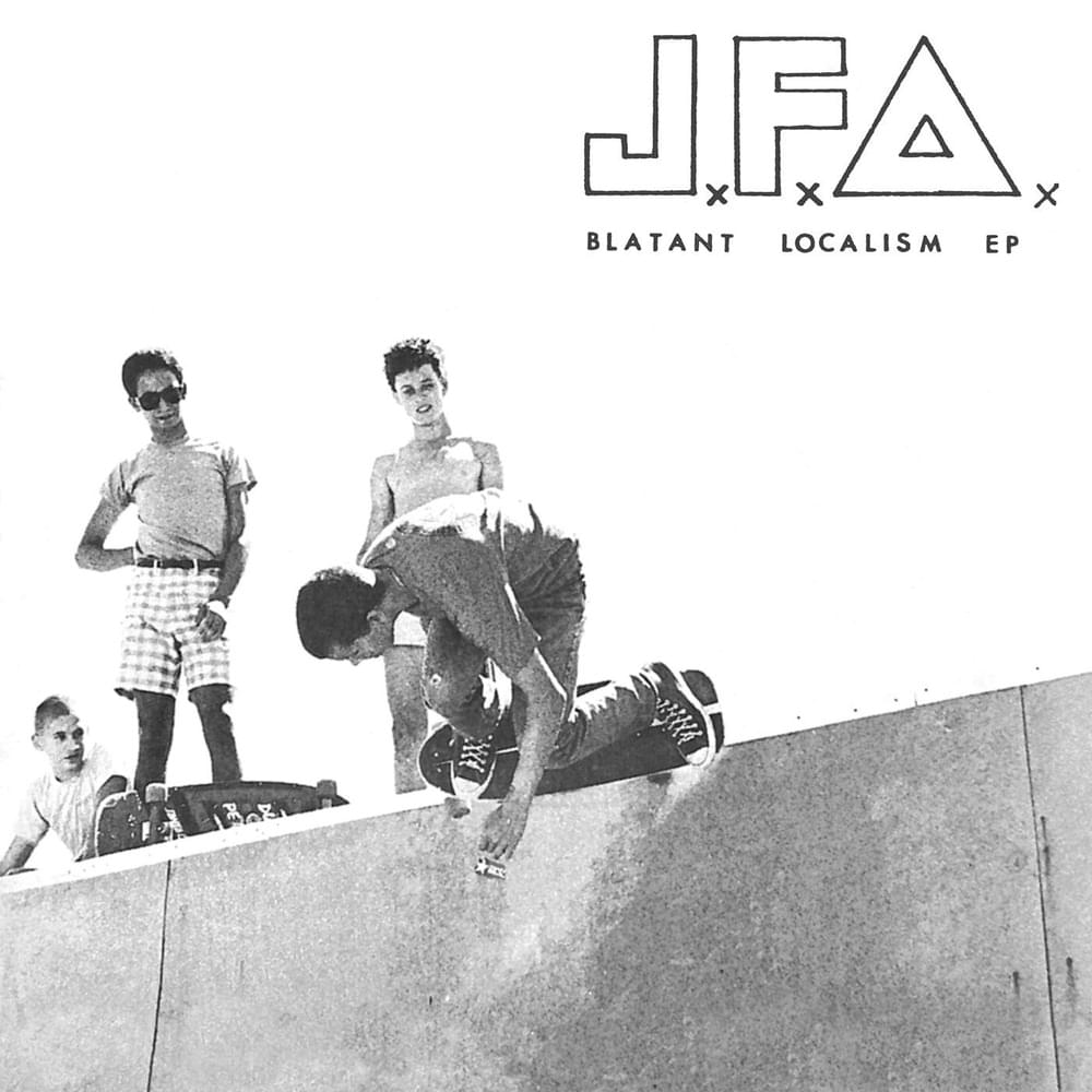 Album cover art for "Beach Blanket Bongout" by JFA