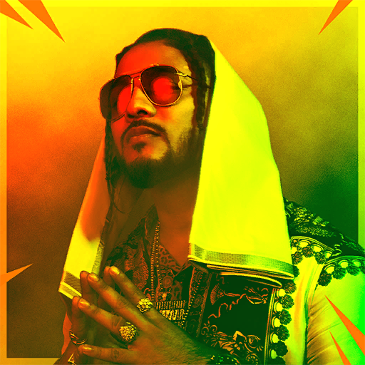 Album cover art for "Click Pow Get Down" by Raftaar & Fortnite