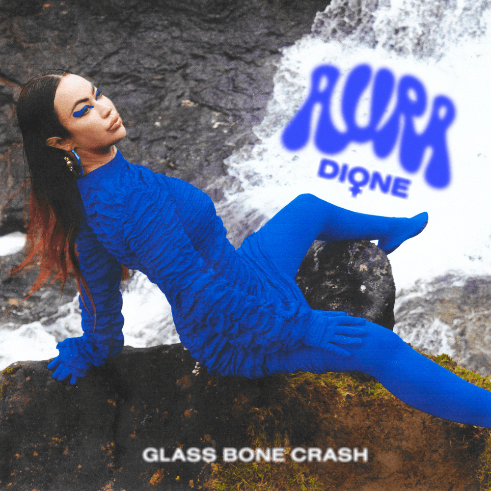 Album cover art for "Glass Bone Crash (Pure Version)" by Aura Dione
