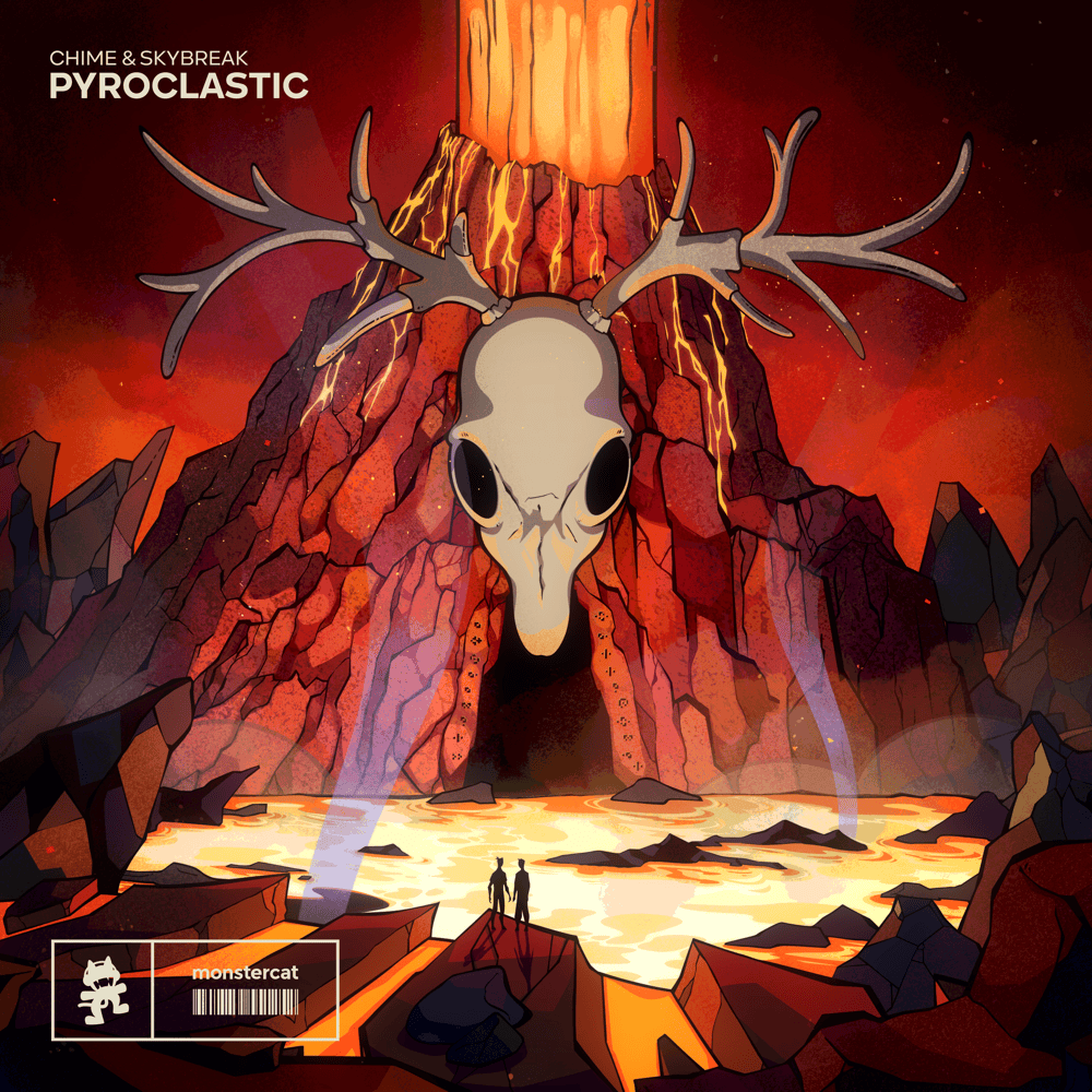 Album cover art for "Pyroclastic" by Chime