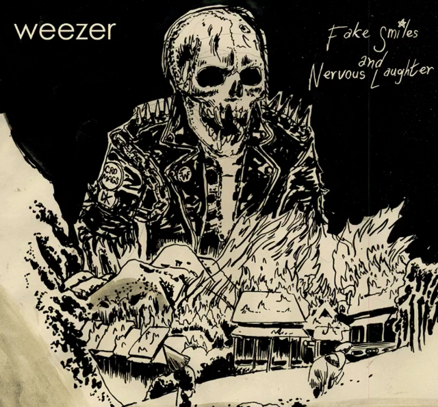 Album cover art for "Fake Smiles and Nervous Laughter" by Weezer