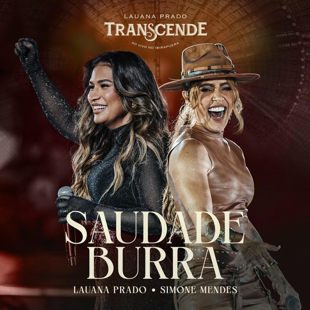 Album cover art for "Saudade Burra (Ao Vivo)" by Lauana Prado
