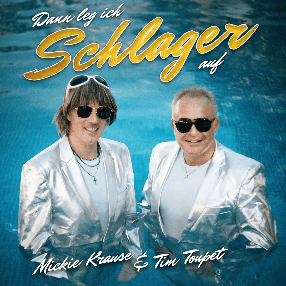 Album cover art for "Dann leg ich Schlager auf" by Mickie Krause