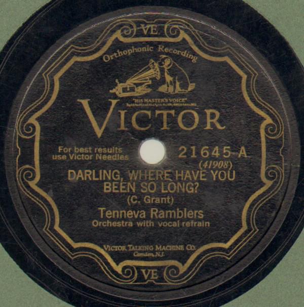 Album cover art for "Darling, Where Have You Been So Long?" by Tenneva Ramblers
