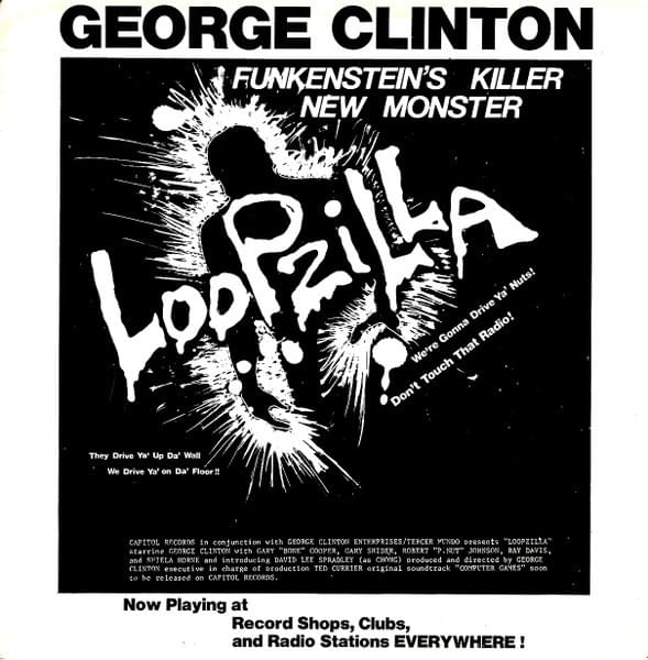 Album cover art for "Loopzilla" by George Clinton