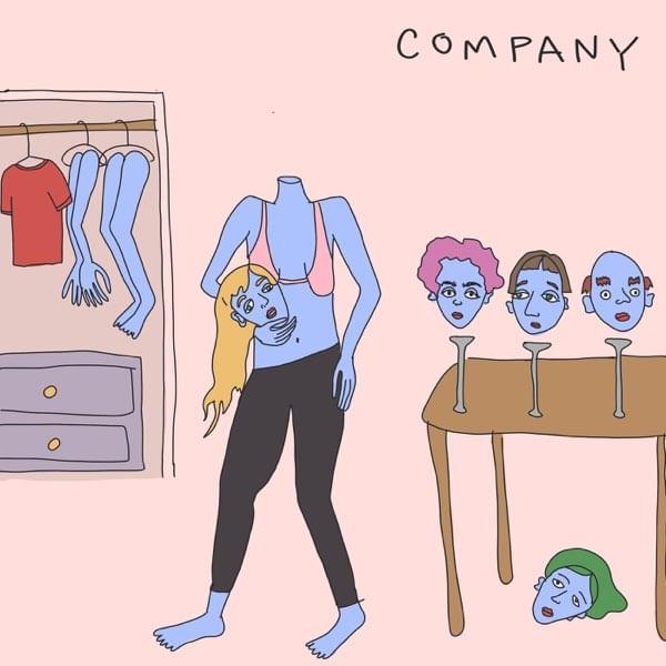 Album cover art for "Company" by Daisy the Great