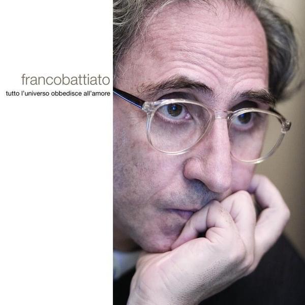 Album cover art for "Tutto l’universo obbedisce all’amore" by Franco Battiato & Carmen Consoli