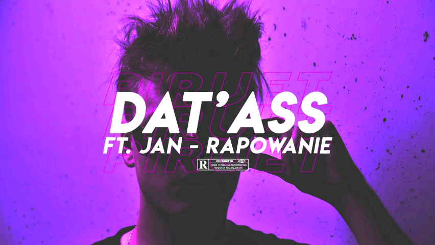 Album cover art for "DAT’ASS" by Barto Katt & Jan-rapowanie