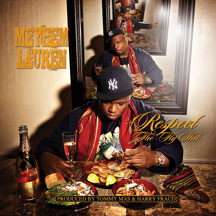 Album cover art for "Pan Seared Tilapia" by Meyhem Lauren & AG Da Coroner & Action Bronson & Despot