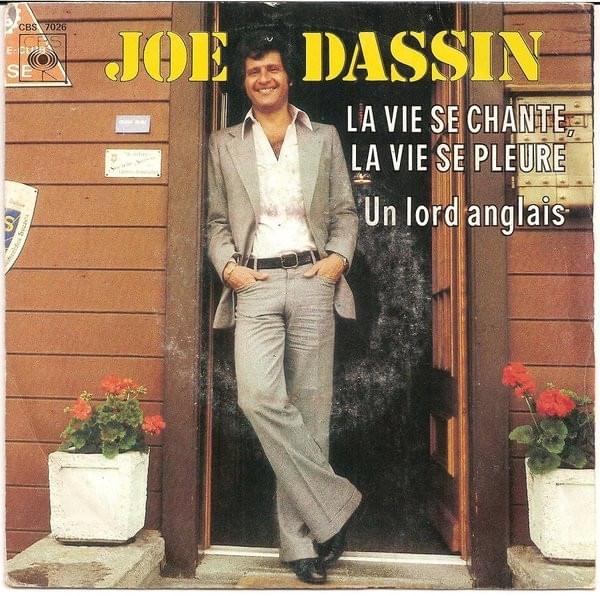 Album cover art for "Un lord anglais" by Joe Dassin