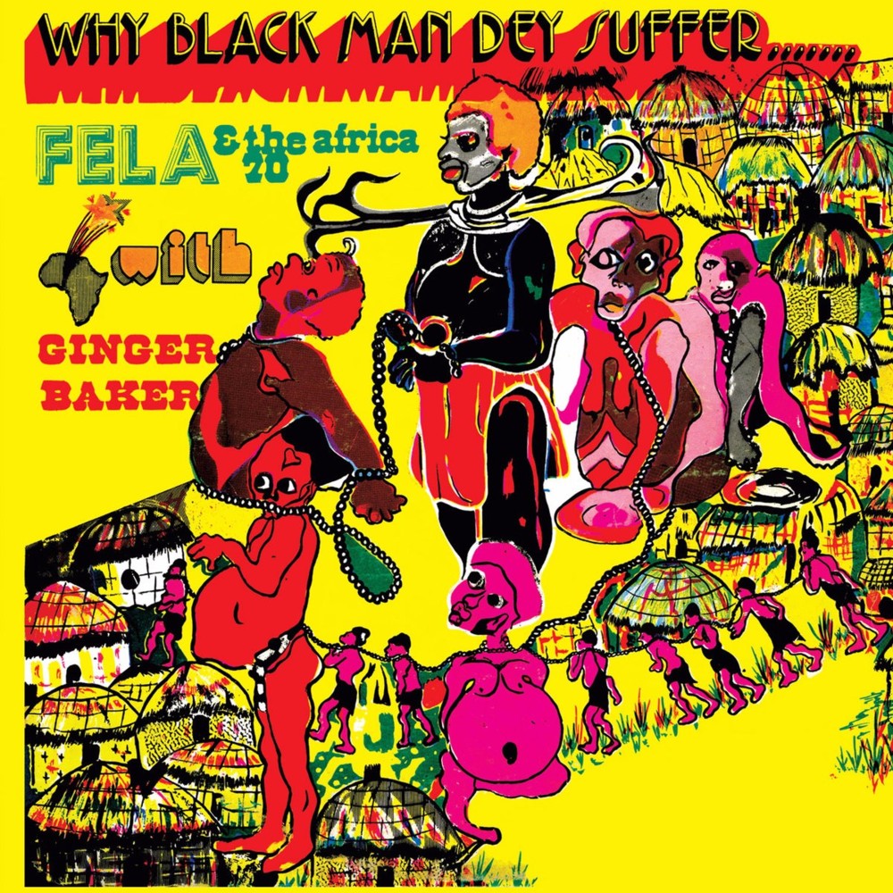 Album cover art for "Ikoyi Mentality Versus Mushin Mentality" by Fela Kuti