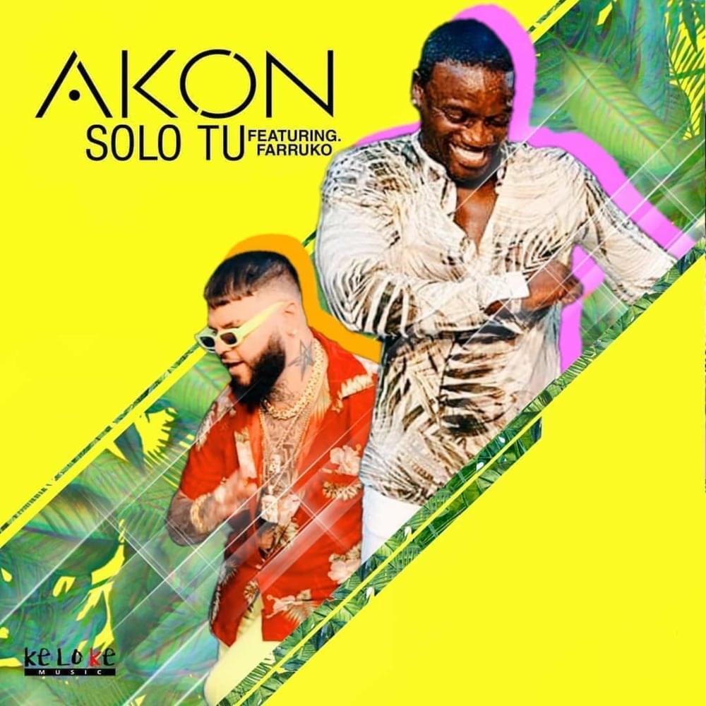 Album cover art for "Sólo Tú" by Akon & Farruko