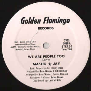 Album cover art for "We Are People Too" by Master Jay