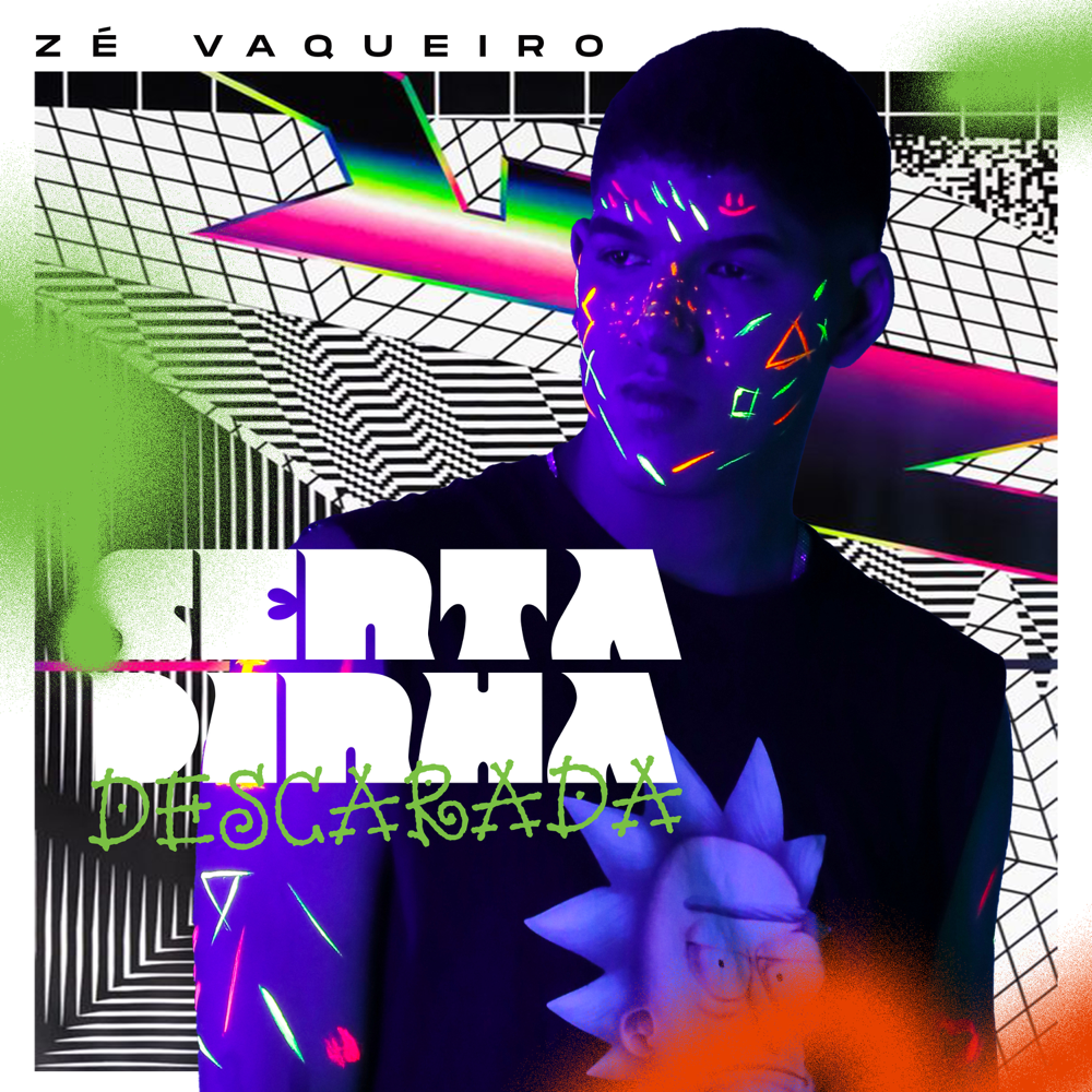 Album cover art for "Sentadinha Descarada" by Zé Vaqueiro