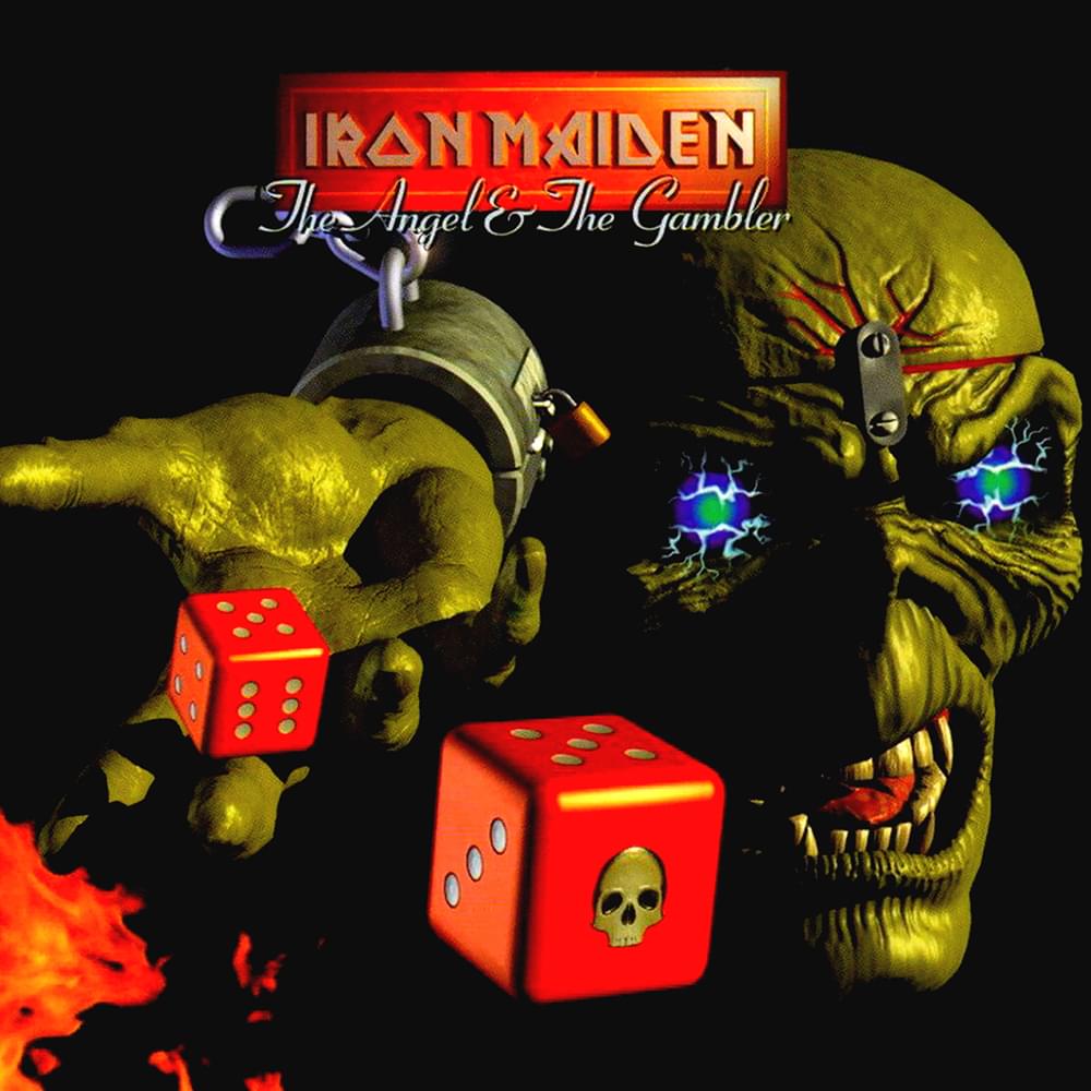 Album cover art for "The Angel and the Gambler" by Iron Maiden