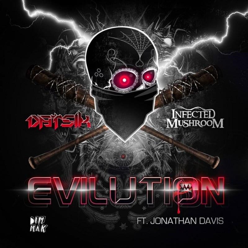 Album cover art for "Evilution" by Datsik & Jonathan Davis