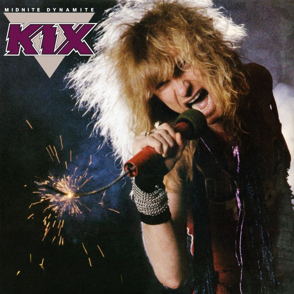 Album cover art for "Midnite Dynamite" by Kix