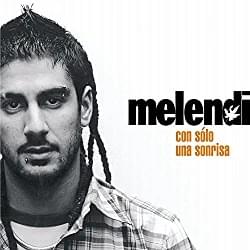 Album cover art for "Con Sólo Una Sonrisa" by Melendi