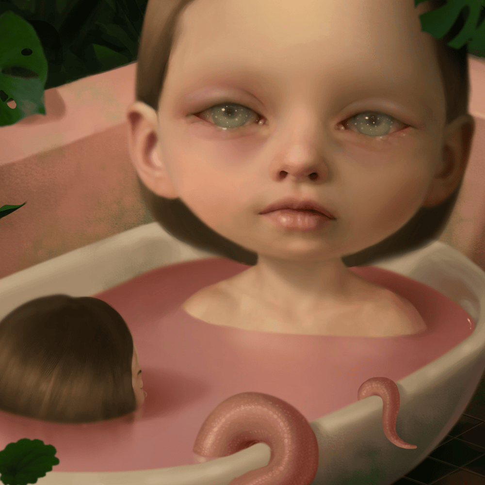Album cover art for "Renhoh 93" by Sleep Party People