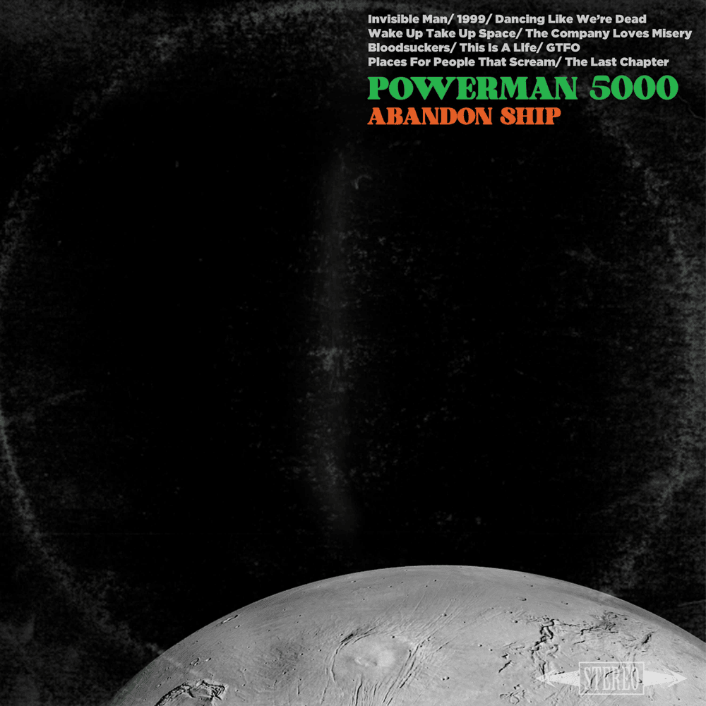Album cover art for "GTFO" by Powerman 5000