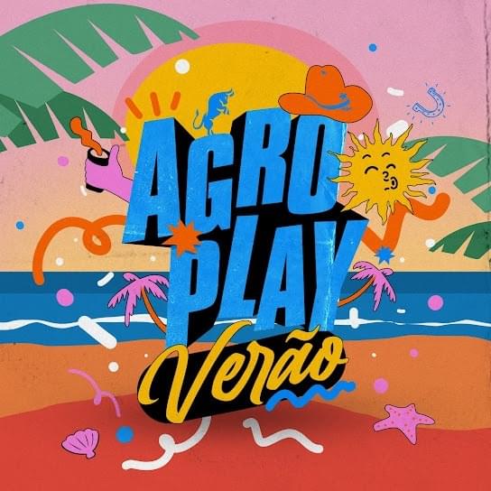 Album cover art for "AgroVerão" by AgroPlay & Ana Castela & Luan Pereira