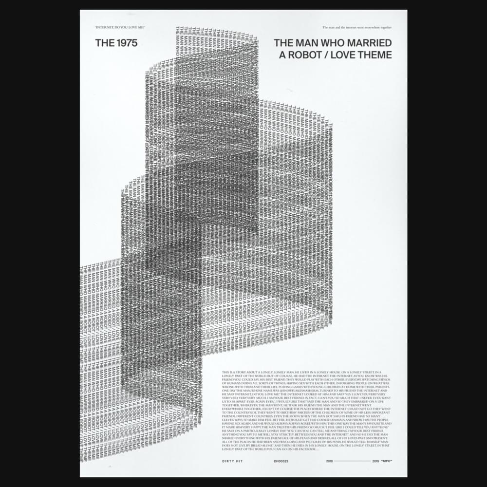 Album cover art for "The Man Who Married A Robot / Love Theme" by The 1975