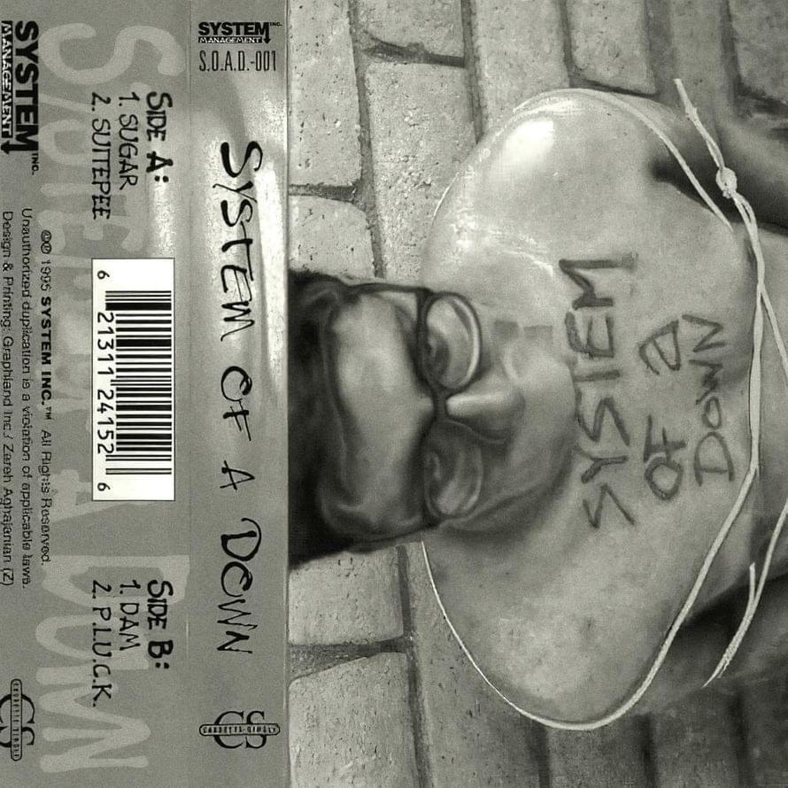 Album cover art for "Sugar (1995 Demo)" by System Of A Down