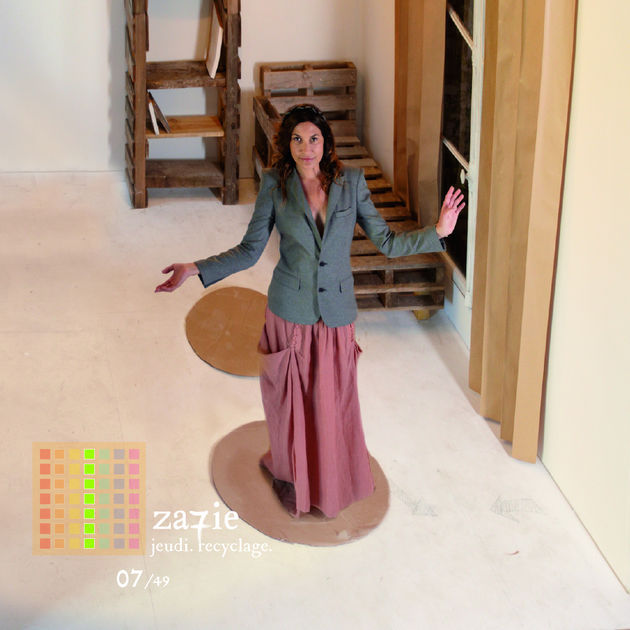 Album cover art for "L’œil du cyclone" by Zazie