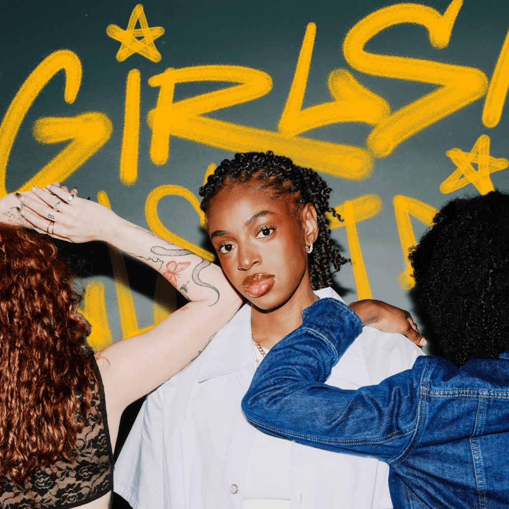 Album cover art for "GIRLS!" by Cat Burns