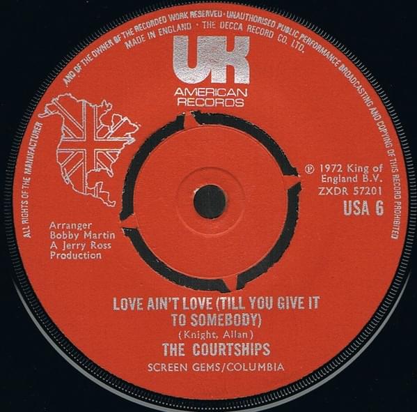 Love Ain’t Love (Till You Give It To Somebody) by The Courtships