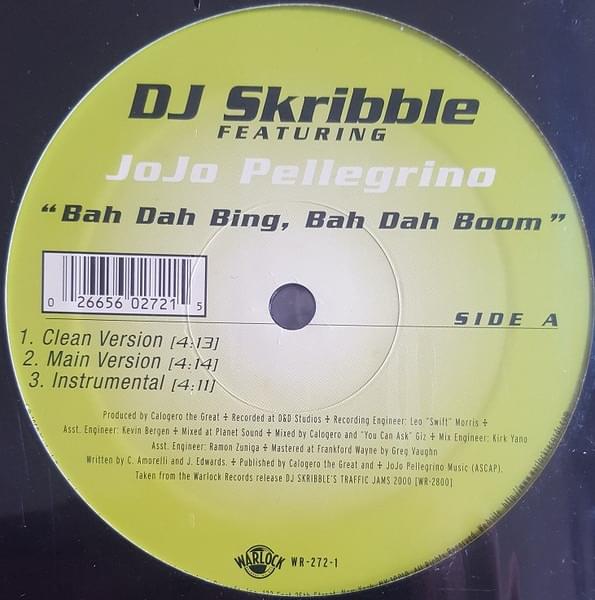Bah Dah Bing Bah Dah Boom by JoJo Pellegrino
