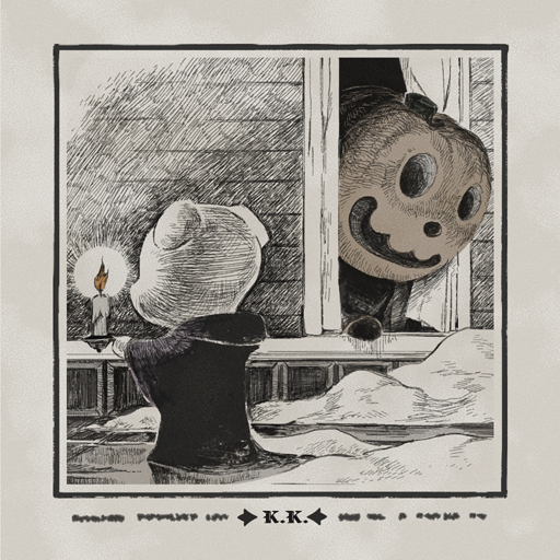 Album cover art for "こわいうた (K.K. Dirge)" by K.K. Slider