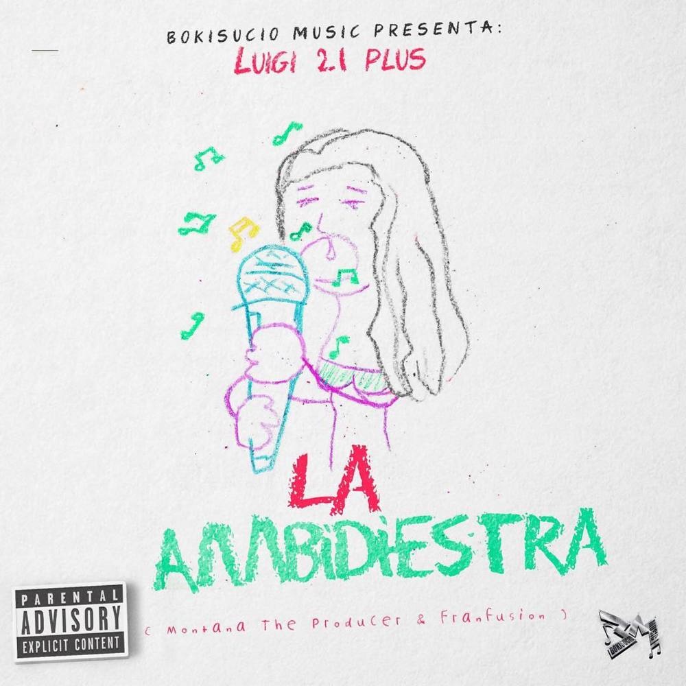 Album cover art for "La Ambidiestra" by Luigi 21 Plus