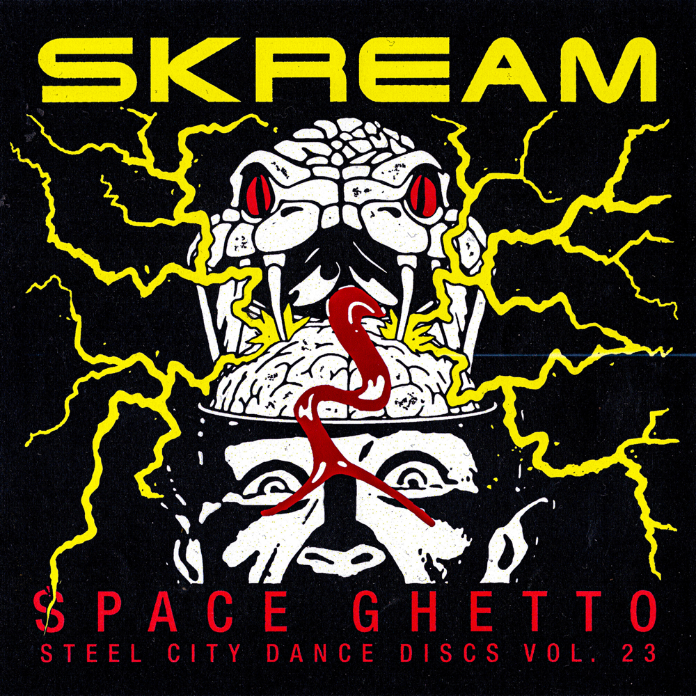 Album cover art for "Space Ghetto" by Skream