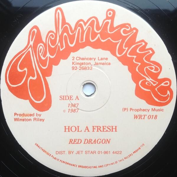 Album cover art for "Hol A Fresh" by Red Dragon (Dancehall)