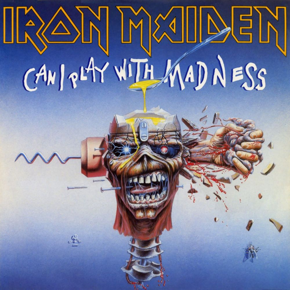 Album cover art for "Massacre" by Iron Maiden