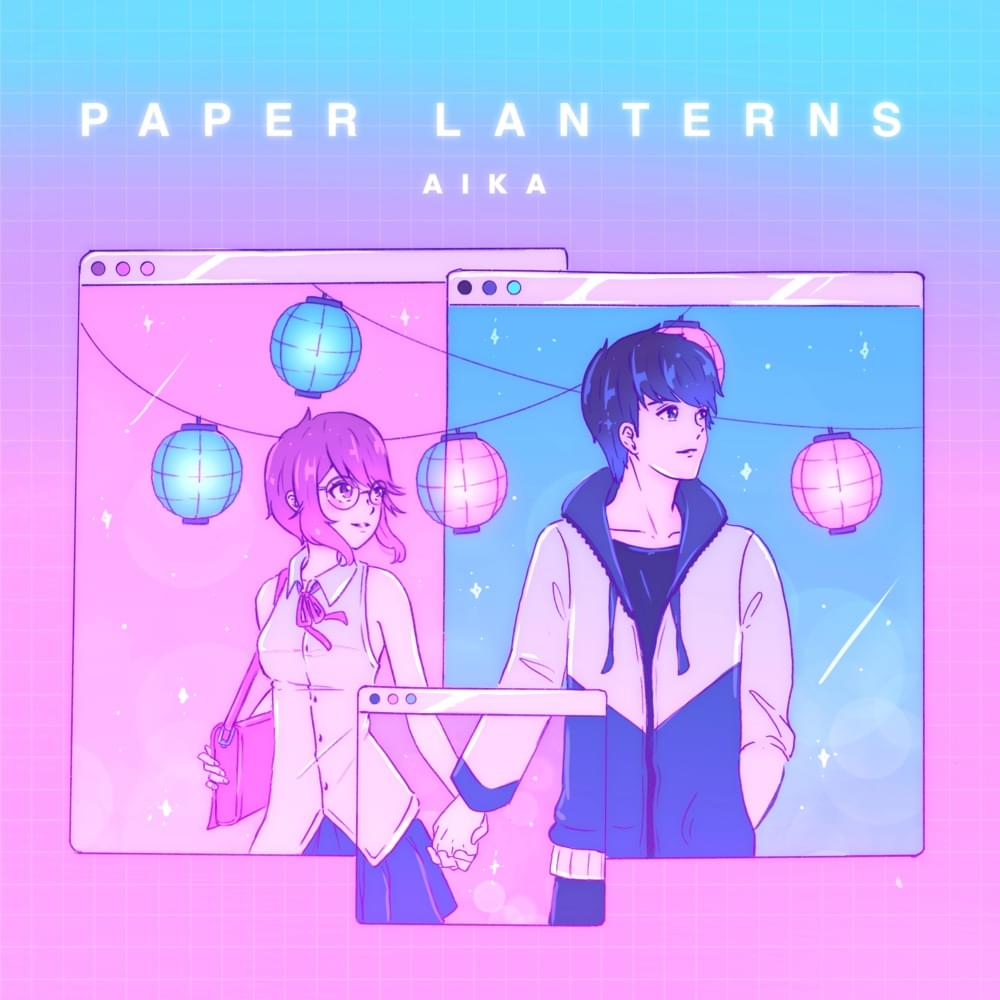 Album cover art for "Paper Lanterns" by Aika (EDM)