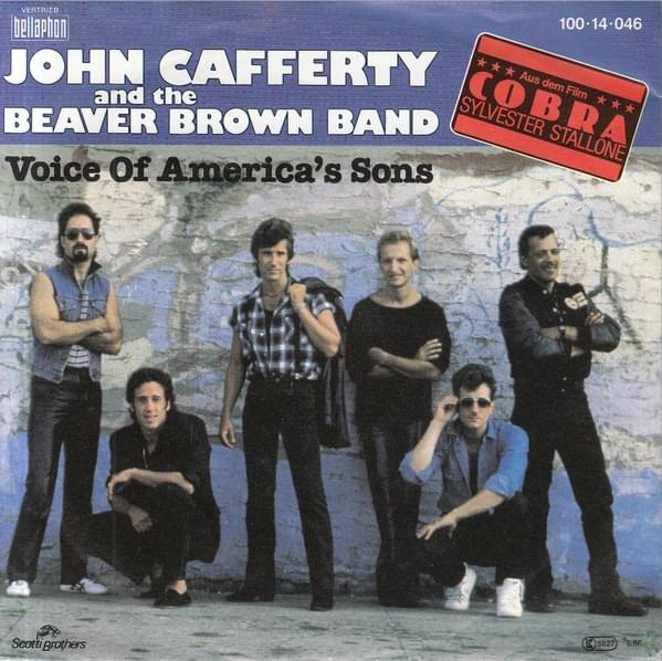 Album cover art for "Voice of America’s Sons" by John Cafferty & The Beaver Brown Band