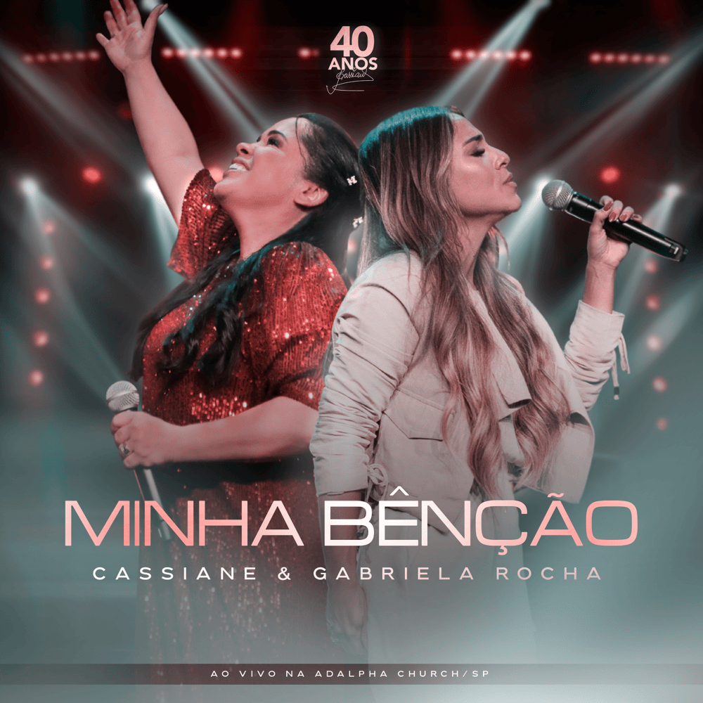 Album cover art for "Minha Bênção (Ao Vivo)" by Cassiane