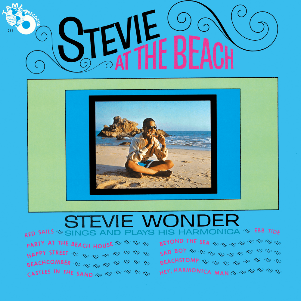Album cover art for "Castles in the Sand" by Stevie Wonder