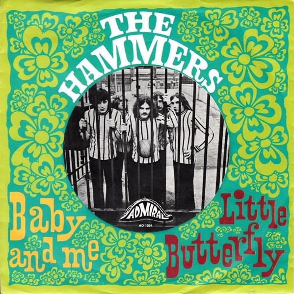Album cover art for "Little Butterfly" by The Hammers