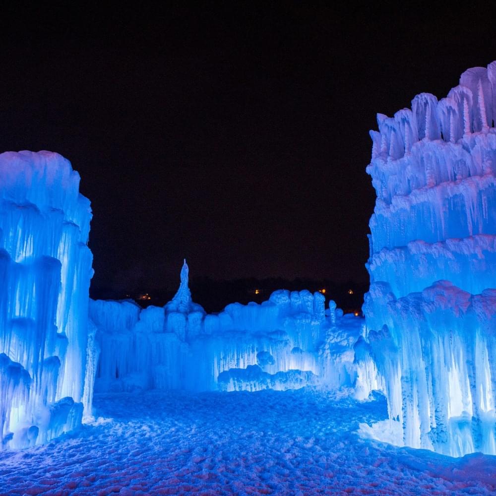 Album cover art for "In The Ice Castle" by Sybyr