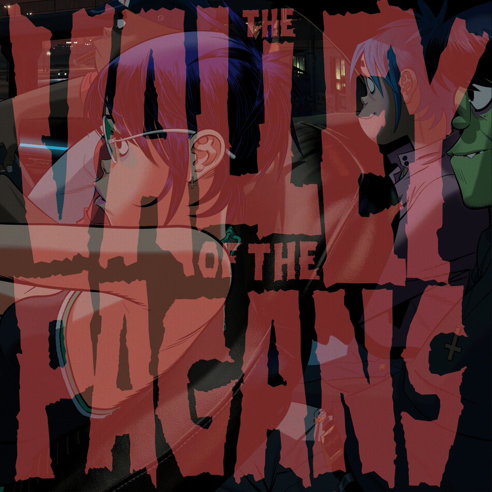 Album cover art for "The Valley of the Pagans" by Gorillaz & Beck
