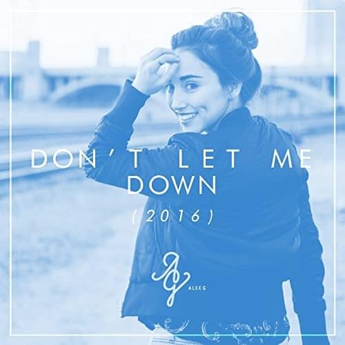 Album cover art for "Don’t Let Me Down" by Alex Blue