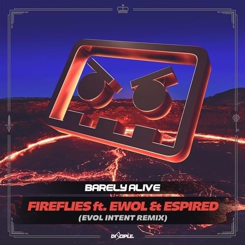 Album cover art for "Fireflies (Evol Intent Remix)" by BARELY ALIVE & Ewol & Espired