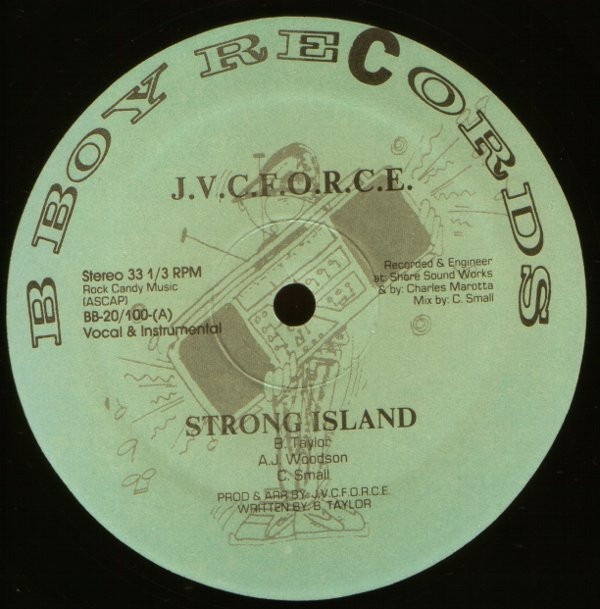 Album cover art for "Strong Island" by JVC Force
